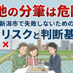 土地の分筆は危険？新潟市で失敗しないための3大リスクと判断基準