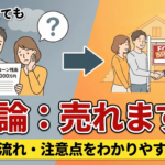 住宅ローン残債があっても売却できる？条件・流れ・注意点をわかりやすく解説