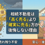 相続不動産は「高く売る」より「確実に売る」方が後悔しない理由